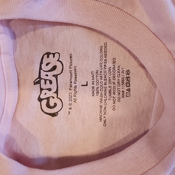 Grease PINK LADIES T Shirt Size L - Picture 4 of 7
